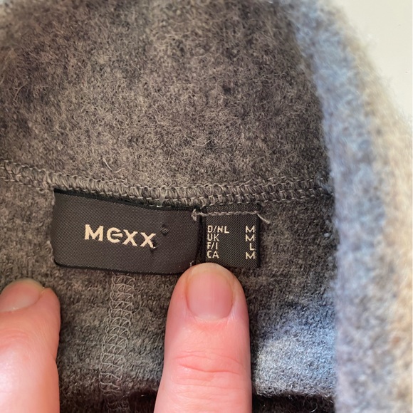 Woolen gray blazer women's jacket MEXX medium 💯 wool - Picture 6 of 14